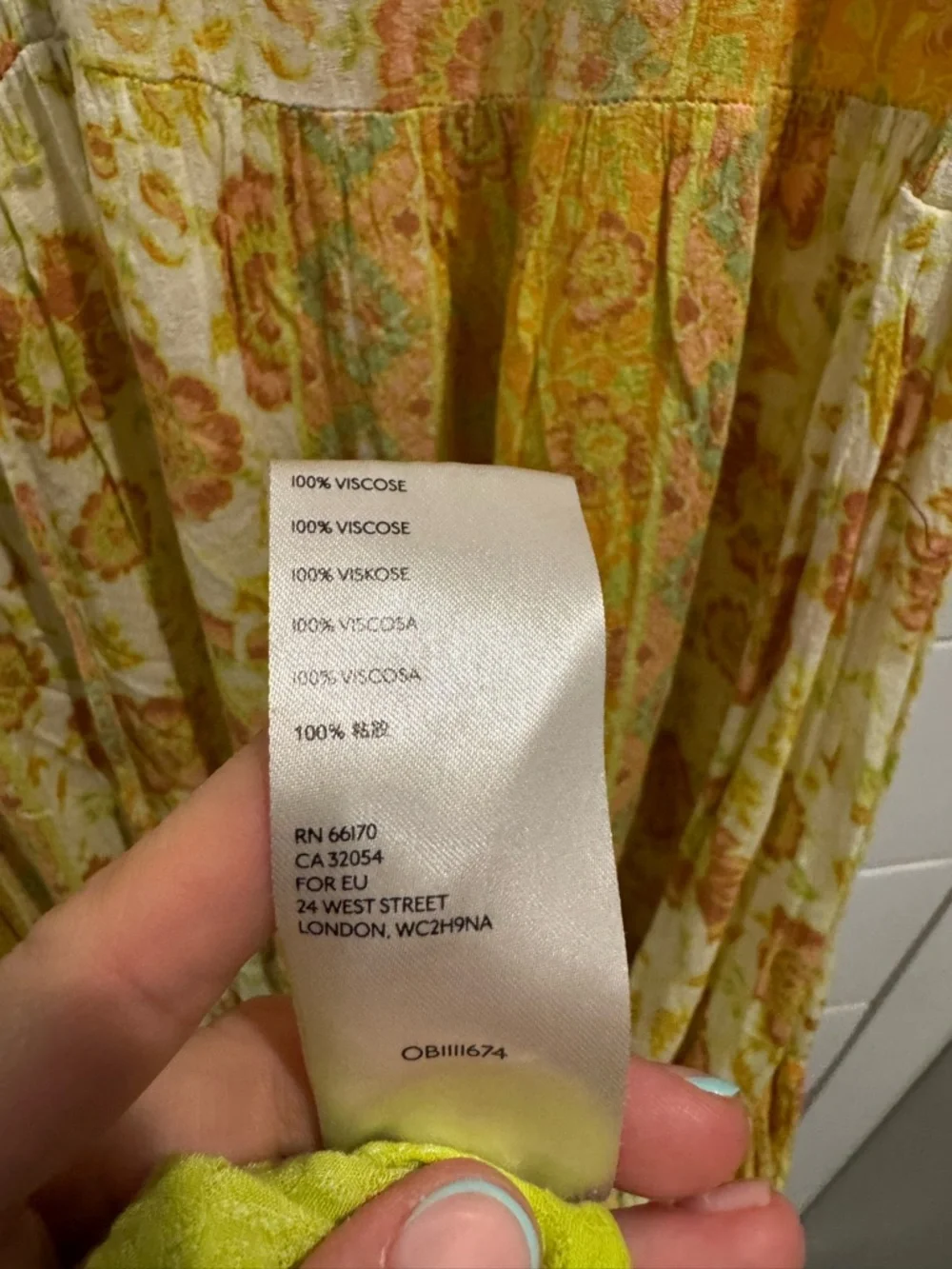 Free People yellow lime Hanalei Bay maxi dress